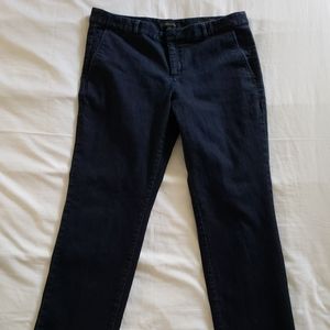 Banana Republic very dark wash dress jeans